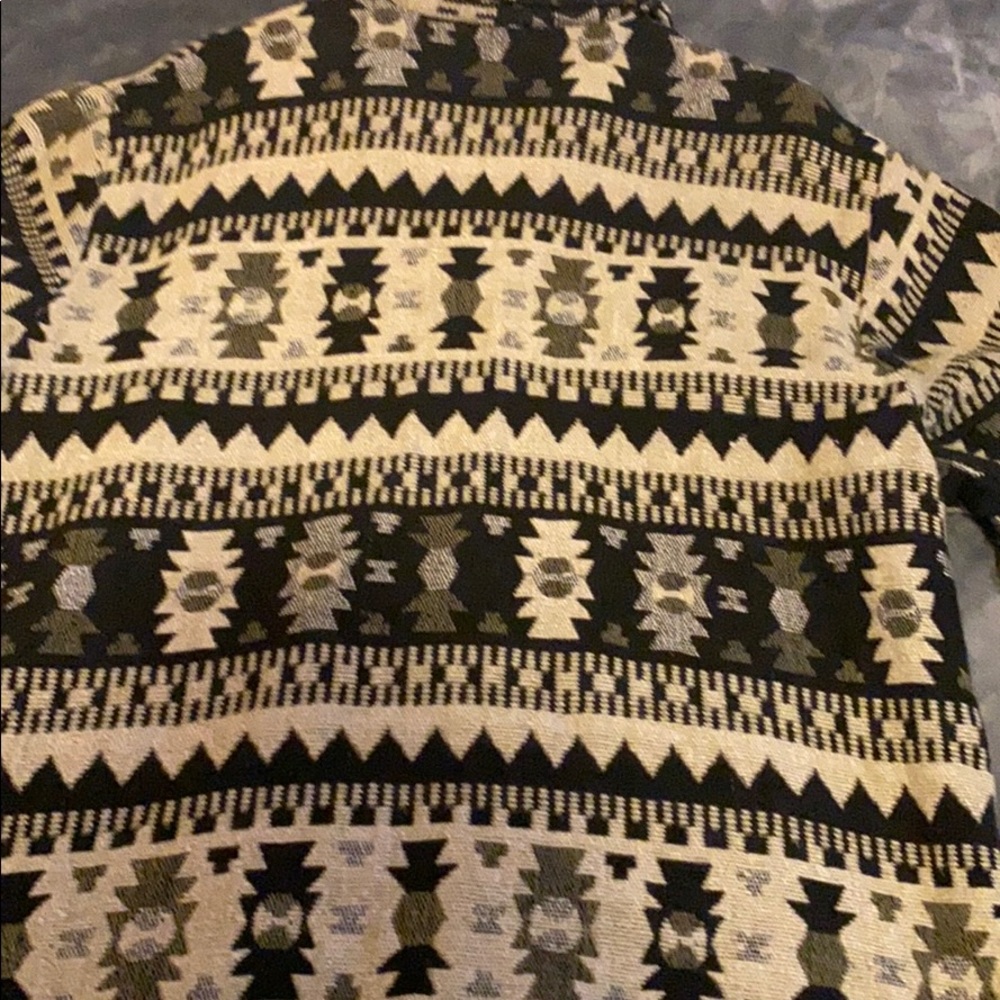 Printed Button Down Jacket - image 5